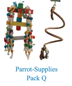 2 X Giant Parrot Toys - Pack Q - RRP £44.98